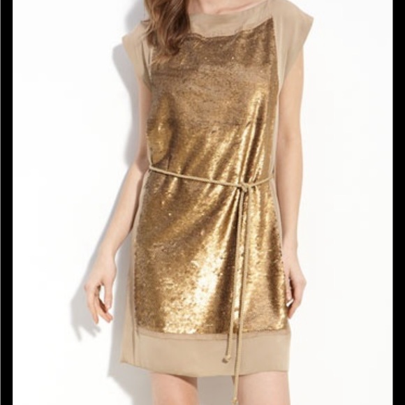 Robert Rodriguez Gold/Tan dress - Picture 6 of 6